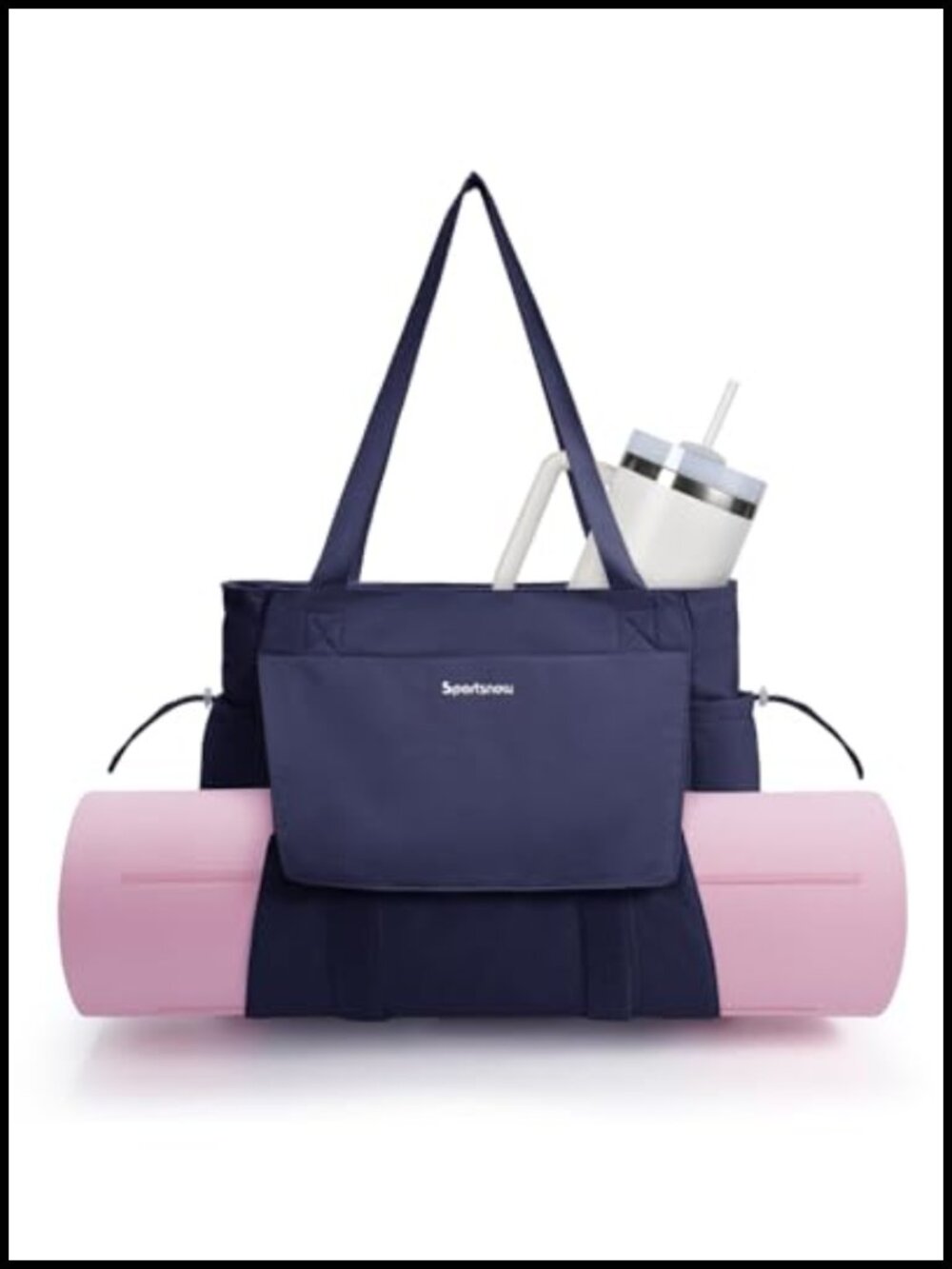 Waterproof Yoga Mat Bag Tote Gym Carrier with Wet Pocket